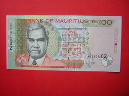 1 BILLET BANK OF MAURITIUS  RS  100 ONE HUNDRED  RUPEES  1999 - Mauricio