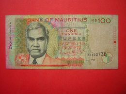 1 BILLET BANK OF MAURITIUS  RS 100 ONE HUNDRED 1999 - Mauritius