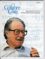 Revue De Musique -  Gitarre & Laute - N° 1 1987 - Reginald Smith Brindle - Música