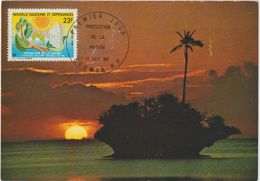 Carte-Maximum NOUVELLE CALEDONIE N° Yvert 442 (PROTECTION DE LA NATURE) Obl Sp 1er Jour - Tarjetas – Máxima