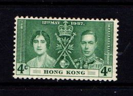 HONG  KONG    1937    Coronation  4c  Green    NH - Nuovi