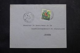 NOUVELLE CALÉDONIE - Affranchissement Plaisant De La Foa Sur Enveloppe En 1959 Pour Nouméa - L 63283 - Storia Postale