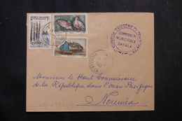 NOUVELLE CALÉDONIE - Affranchissement Plaisant De Canala Sur Enveloppe  En 1959 Pour Nouméa - L 63287 - Covers & Documents