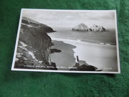 VINTAGE UK ENGLAND: CORNWALL Newquay Pinnacle And Gull Rocks Holywell B&w 195? - Newquay