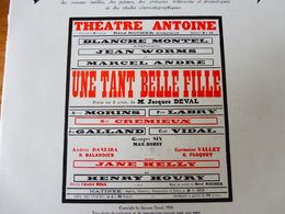 UNE TANT BELLE FILLE , De Jacques Deval  (origine  La Petite Illustration Daté 1929 ) Pub LE PIANO à Travers Les Styles - Französische Autoren