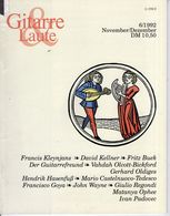 Revue De Musique -  Gitarre & Laute - N° 6 - 1992 - Música