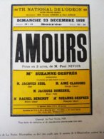 AMOURS ,de Paul Nivoix  (origine  La Petite Illustration Daté 1929 ) Pub Meubles Gouffé - French Authors