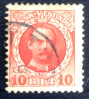 Danmark West-Indië - D2/1 - (°) Used - 1907 - Koning Frederik VIII - Michel Nr. 42- Cat. € 2,00 - Dänische Antillen (Westindien)