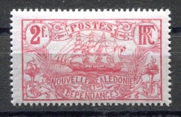 RC 17834 Nelle CALÉDONIE COTE 3,69€ N° 103 - 2F VOILIER NEUF *TB  MH VF - Unused Stamps