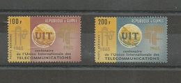 GUINEE  SERIE COMPLETE  ANNEE  1965  N° 54/55  NEUVE   THEME  UIT COTE  5  EUROS. - Guinee (1958-...)