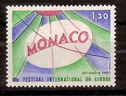 MONACO 1980 Mi 1444** Circus Festival, Monte Carlo [L 113] - Cirque