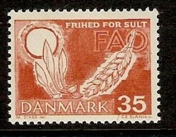 DENMARK 1963 Mi 438 A+b** Fight Against Starvation [L 988] - Tegen De Honger