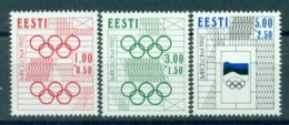 ESTONIA 1992 Mi 180-82** Olympic Summer Games, Barcelona [L 2266] - Summer 1992: Barcelona