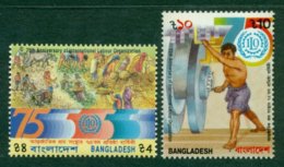 BANGLADESH 1993 Mi 474-75** 75th Anniversary Of The International Labour Organisation (ILO) [A897] - OIT