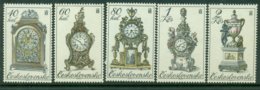 CZECHOSLOVAKIA 1979 Mi 2529-33** Old Clocks [A3489] - Horlogerie