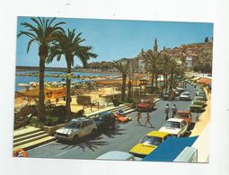 06 Menton Plage Quai Bonaparte Et La Vieille Ville Club Mickey 1979 - Menton