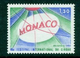 MONACO 1980 Mi 1444** Circus Festival [A4797] - Cirque