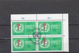 Suisse - Année 1975/86 - Service - Oblitéré - N°Zumstein 40 - OMS - Sujets Symboliques - Dienstzegels