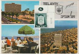 Carte-Maximum ISRAEL N° Yvert 571 (TEL AVIV) Obl Sp - Cartes-maximum