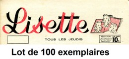 Lisette Lot De 100 Exemplaires Des Années 1948, 1949 Et 1950 - Lisette