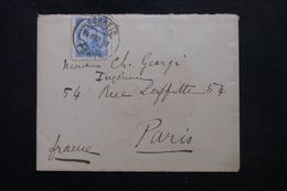 PORTUGAL - Enveloppe De Porto Pour Paris En 1891, Affranchissement Plaisant - L 63389 - Briefe U. Dokumente