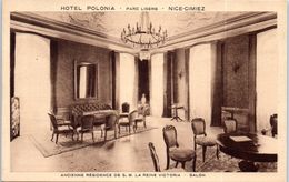 06 NICE  - Hotel POLONIA - Pars Lisers - NICE CIMIEZ - Ancienne Résidence De S.M. La Reine Victoria - Salon - Autres & Non Classés