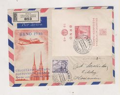 CZECHOSLOVAKIA BRNO 1946 Nice  Registered Cover - Storia Postale
