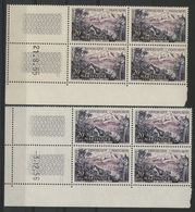 N° 1041 (x2) Cote 40 € ** (MNH). 2 Coins Datés Du 21/9/55 Et Du 3/12/56 "Martinique" TB - 1950-1959