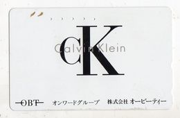 JAPON TELECARTE CALVIN KLEIN PARFUM - Parfum