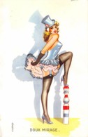 ILLUSTRATEUR - CARRIERE - HUMORISTIQUE - "QUILLE DE LA CLASSE" - PIN UP - "DOUX MIRAGE" - N°111 - Carrière, Louis