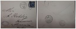 O) 1901 PUERTO RICO- JOSE CERECEDO AGENCY, ULYSSES GRANT SC 281 5c, TO GERMANY, NEW YORK TRANSIT, XF - Puerto Rico