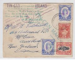 Toga 1936 Brief Mit MIF Nach Neuseeland "Blechdosen-Post"Island-Niuafoou-Tonga - Covers & Documents