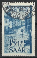 Saarland 1947. Mi.Nr. 258, Gestempelt, Used O - Usati