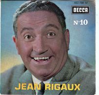 Disque - Jean Rigaux N°10 - En Soulevant La Feuille De Vigne - DECCA 460.786 - 1963 - - Comiques, Cabaret