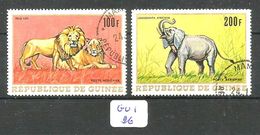GUI YT PA 86/87 En Obl - Guinea (1958-...)
