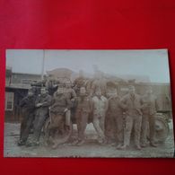 CARTE PHOTO MAYENCE 25 B.O.A SOLDAT ET CAMION - Other & Unclassified