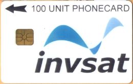 United Kingdom - INMARSAT / Satellite Cards, Invsat, 100 Units, VF Used - Bedrijven Uitgaven