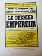 LE DERNIER EMPEREUR , De Jean-Richard Bloch  (origine:La Petite Illustration 1927)  Pub Meubles Gouffé - Franse Schrijvers