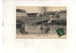 Guillon-Terre-Plaine (89) : La Passerelle En Fer Sur Le Serein En 1913 PF . - Guillon