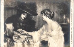 Art - Peinture Et Tableau - Salon De Paris 1910 Peintre SIRET - Dans Les Lignes De La Main - FEMMES  - Voyance LL - Peintures & Tableaux