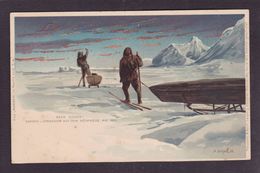 CPA Polaire Polar Pole Expédition Non Circulé Nansen Johansen 1898 - Autres & Non Classés