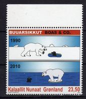 GROENLAND Greenland 2010 Polarbaer Ours Polaire Yv 544 Mi 565 MNH ** - Unused Stamps