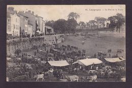 CPA Lozère 48 Langogne Foire Marché Market Circulé - Langogne