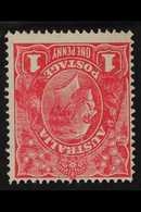 1918-20  1d Carmine-pink KGV, SG 49, Fine Mint, Centred To Upper Left, Very Fresh. For More Images, Please Visit Http:// - Sonstige & Ohne Zuordnung