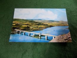 VINTAGE UK SCOTLAND: SHETLAND Muckle Roe Bridge Colour Hughson - Shetland