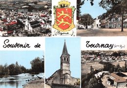 Souvenir De TOURNAY - Vues Multiples - Eglise - Blason - Tournay