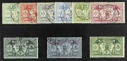 1911  Weapons And Idols Set Complete, SG 18/28, Very Fine Used (9 Stamps) For More Images, Please Visit Http://www.sanda - Sonstige & Ohne Zuordnung