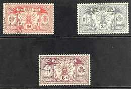 1921  Wmk Mult Script CA Set Of Three Values, SG 36/38, Very Fine Used (3 Stamps) For More Images, Please Visit Http://w - Sonstige & Ohne Zuordnung