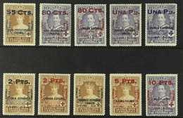 1927  Anniversary Of Coronation Surcharges On Various Colonial Issues Complete Set (Michel 351/60, Edifil 392/401, SG 46 - Sonstige & Ohne Zuordnung