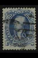 1861 - 2  90c Pale Blue Washington, Perf 12, Sc 72, SG 68a, Fine Used. Good Colour With Full Perfs For More Images, Plea - Autres & Non Classés